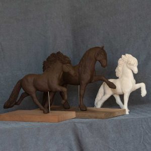 Keramikskulpturen aus der Schweiz - Pferdeskulpturen